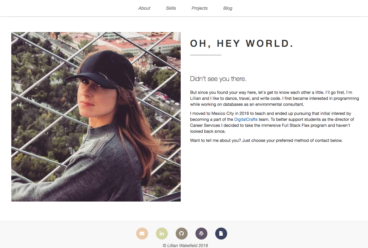 Why a portfolio with React?